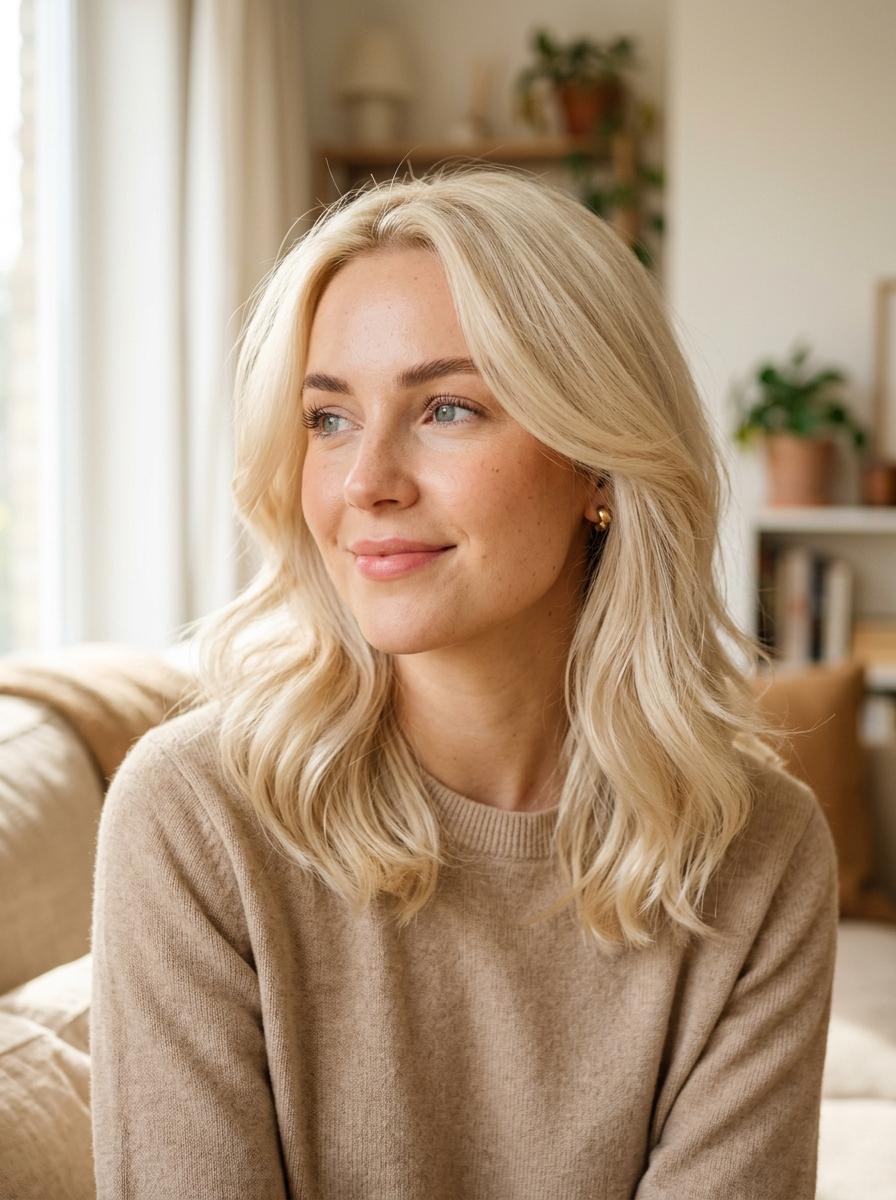 Vanilleblond - Haarfarben Idee